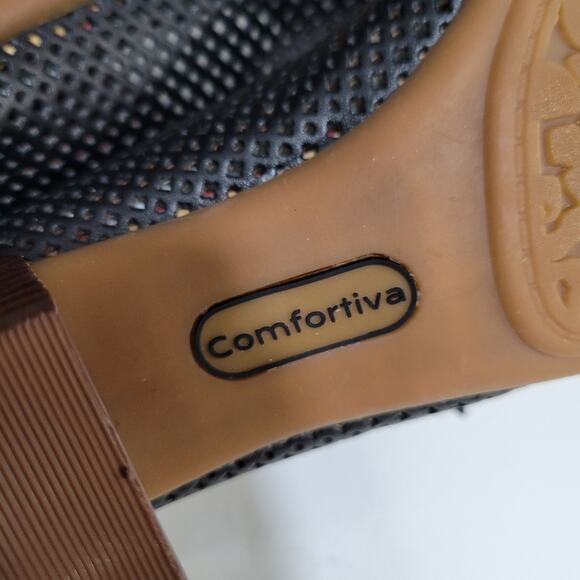 Woman's Comfortiva Almyra Vintage Inpired Silhouette Perforated Leather Size 11 - Picture 11 of 12